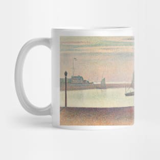 The Channel at Gravelines, Evening by Georges-Pierre Seurat Mug